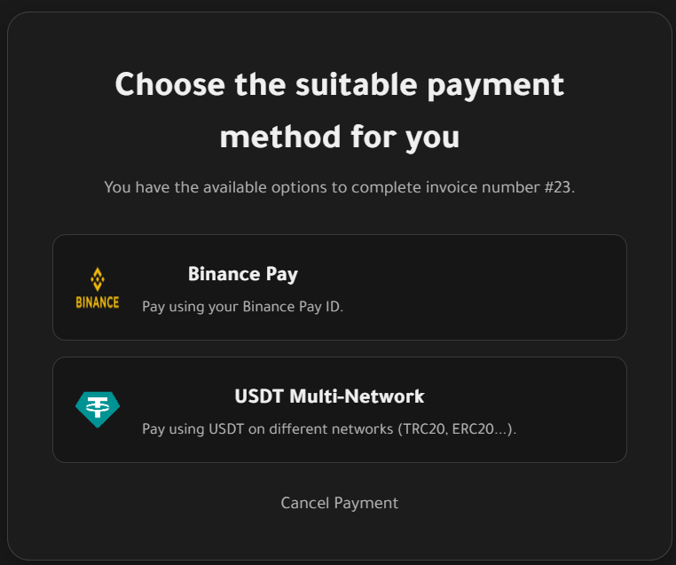 Payment Gateway Interface 1